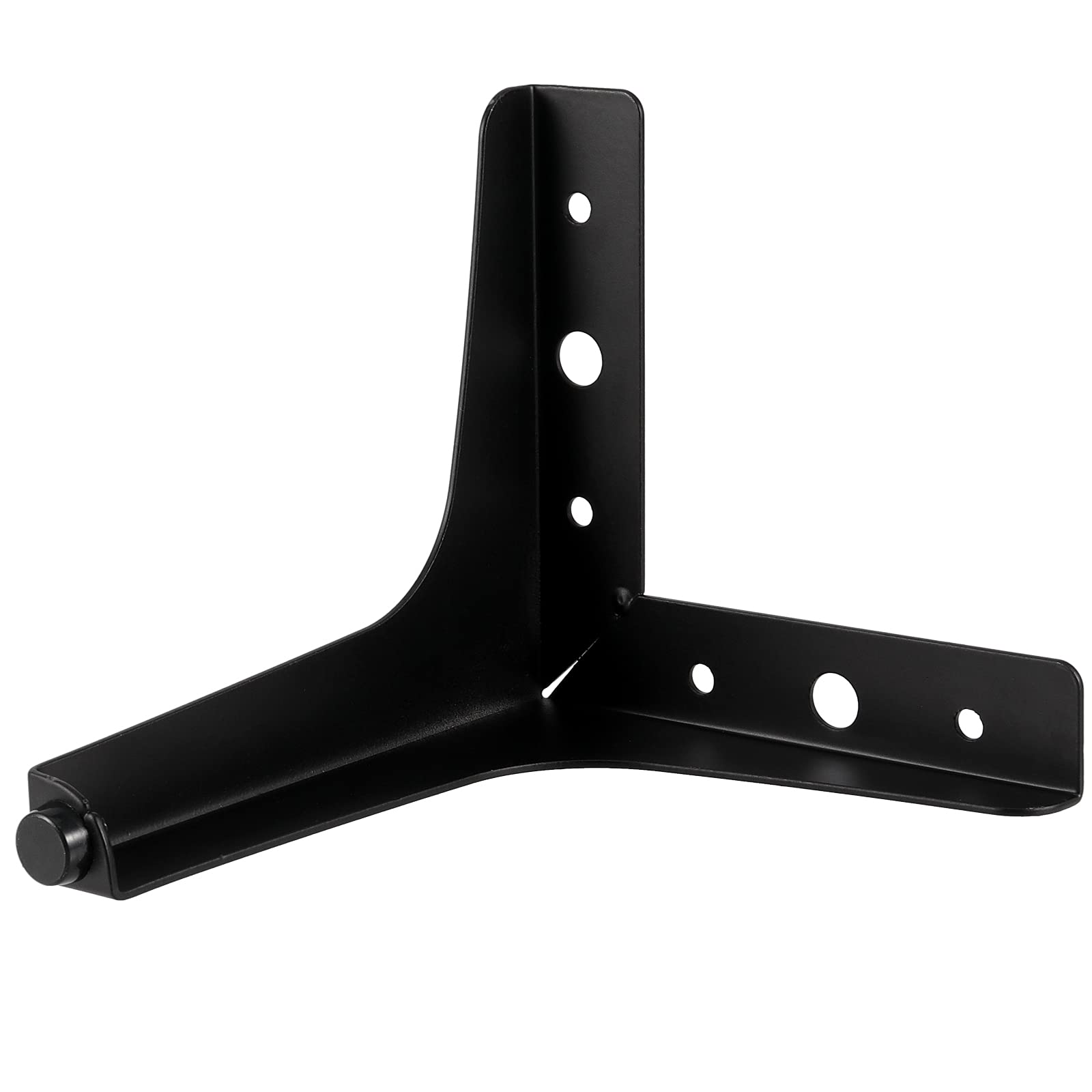HAKZEON 12-Pack 6-Inch Black Triangle Furniture Legs - Modern Metal Sofa & Cabinet Feet for Tables, Cupboards, Chairs | Perfect for Living Room, Bedroom & Office Furniture Upgrade