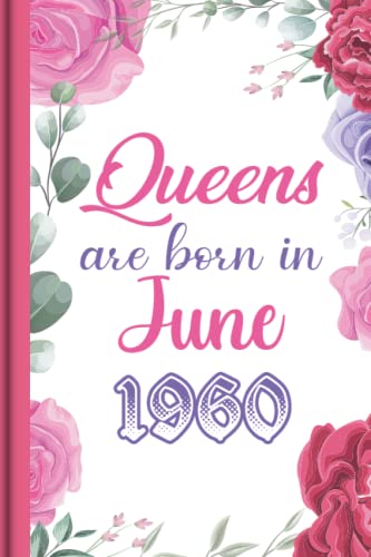 62nd Birthday Gifts for Women Born in 1960 - Elegant Motivational Quote Notebook & Journal - Perfect Present for Wife, Sister or Friend - Great for Journaling, Note Taking & Memory Keeping