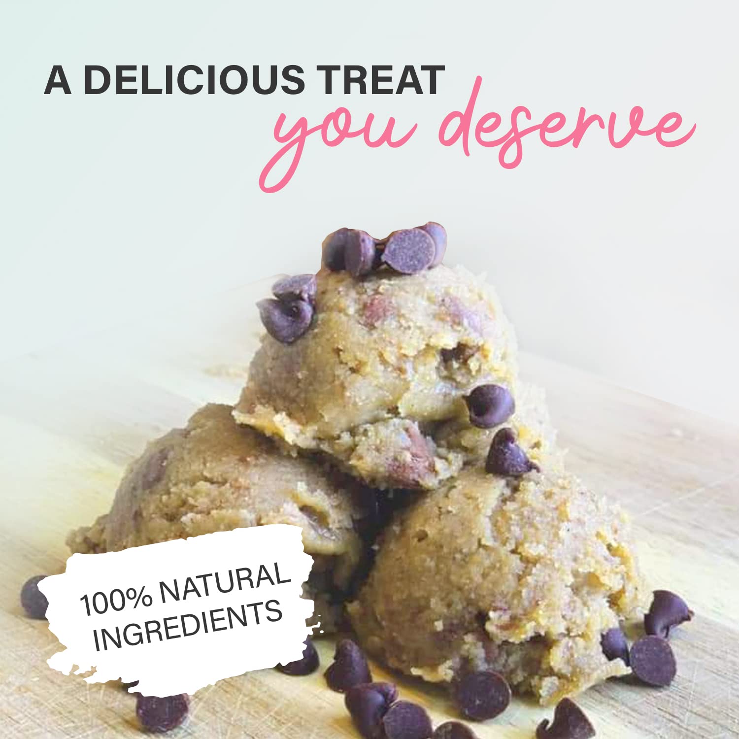 No Bake Lactation Cookie Dough - Fenugreek Free Breastfeeding Supplement with Chocolate Chips for Nursing Moms | Supports Milk Supply & Pumping | Perfect for Postpartum Snacking & Busy Mothers