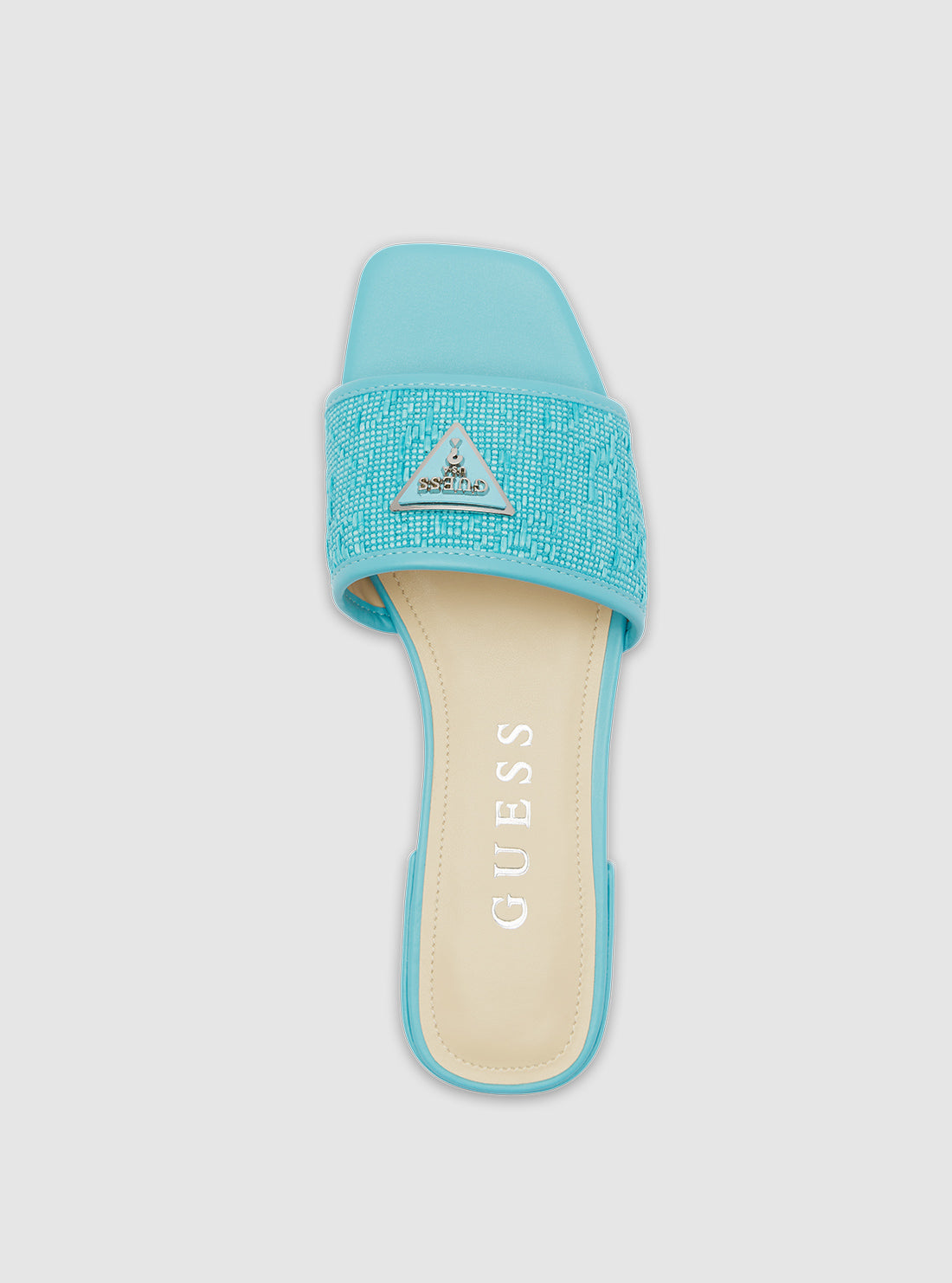 Blue Tamsey Slide Sandals for Women - Comfortable Summer Beach Slides with Soft Cushioning - Perfect for Pool, Vacation & Casual Wear