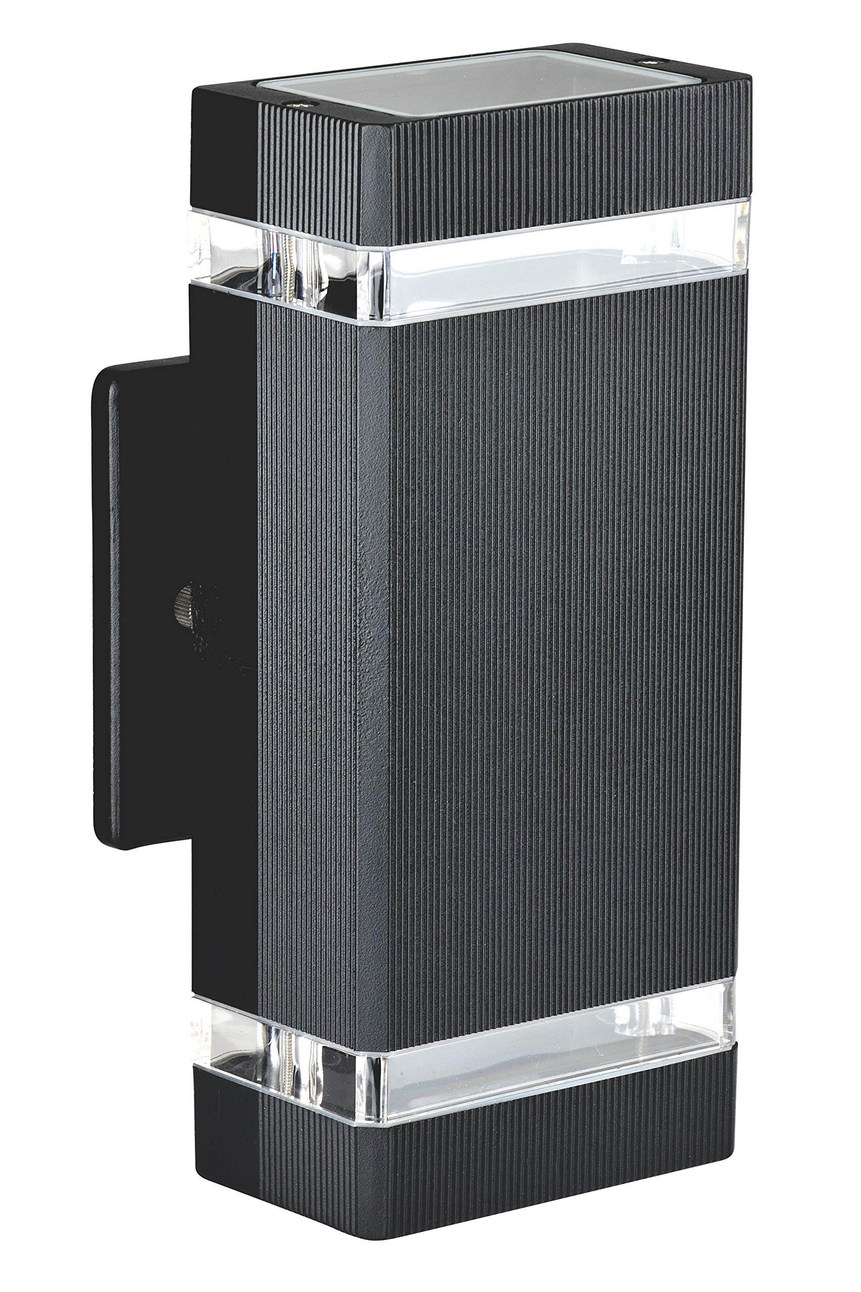 4 Pack LED Square Up and Down Wall Lights - 3000K Warm White, 5W Waterproof Outdoor Lighting with Aluminum Housing & ETL Certification - Perfect for Patio, Garden, Porch, and Facade Illumination