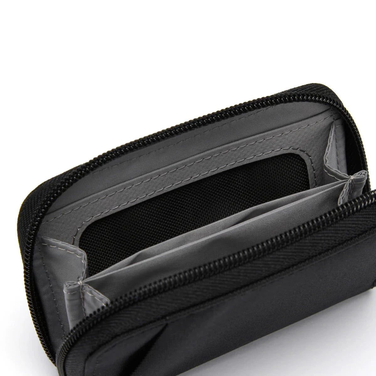 Pacsafe RFIDsafe™ RFID Blocking Card Wallet - Secure Credit Card Holder for Travel & Daily Use - Protect Against Digital Theft & Identity Fraud
