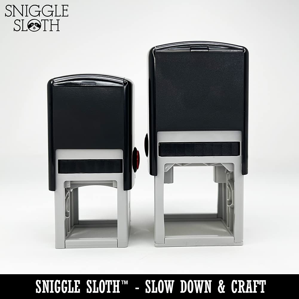 Fun Sister Self-Inking Rubber Stamp - 1 Inch Small Stamp with Black Ink - Perfect for Scrapbooking, Card Making & DIY Crafts