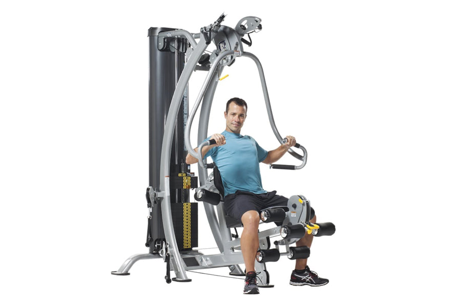 TuffStuff Hybrid Home Gym (SXT 550) with Leg Press (SXT LP) - Professional Strength Training Equipment for Full Body Workouts at Home