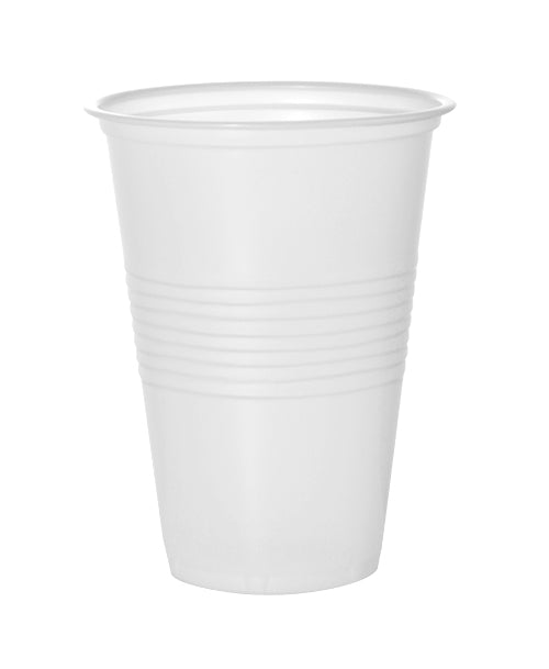 BarConic® 16oz Translucent Plastic Cups - Durable & BPA-Free Drinkware for Parties, Picnics & Outdoor Events - Set of 12