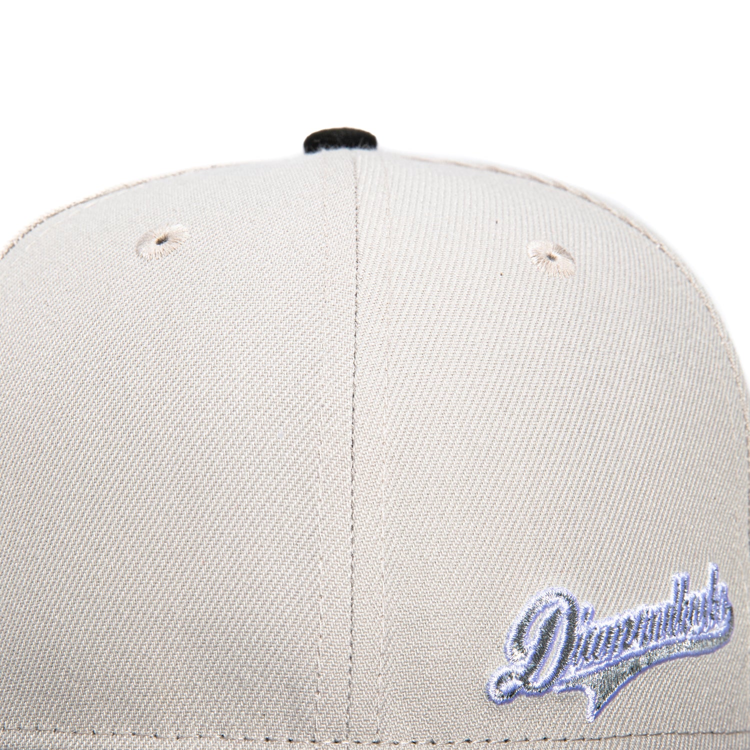 New Era 59Fifty Flawless Script Arizona Diamondbacks Inaugural Patch Hat - Stone & Black | Official MLB Baseball Cap for Fans, Games & Streetwear Fashion
