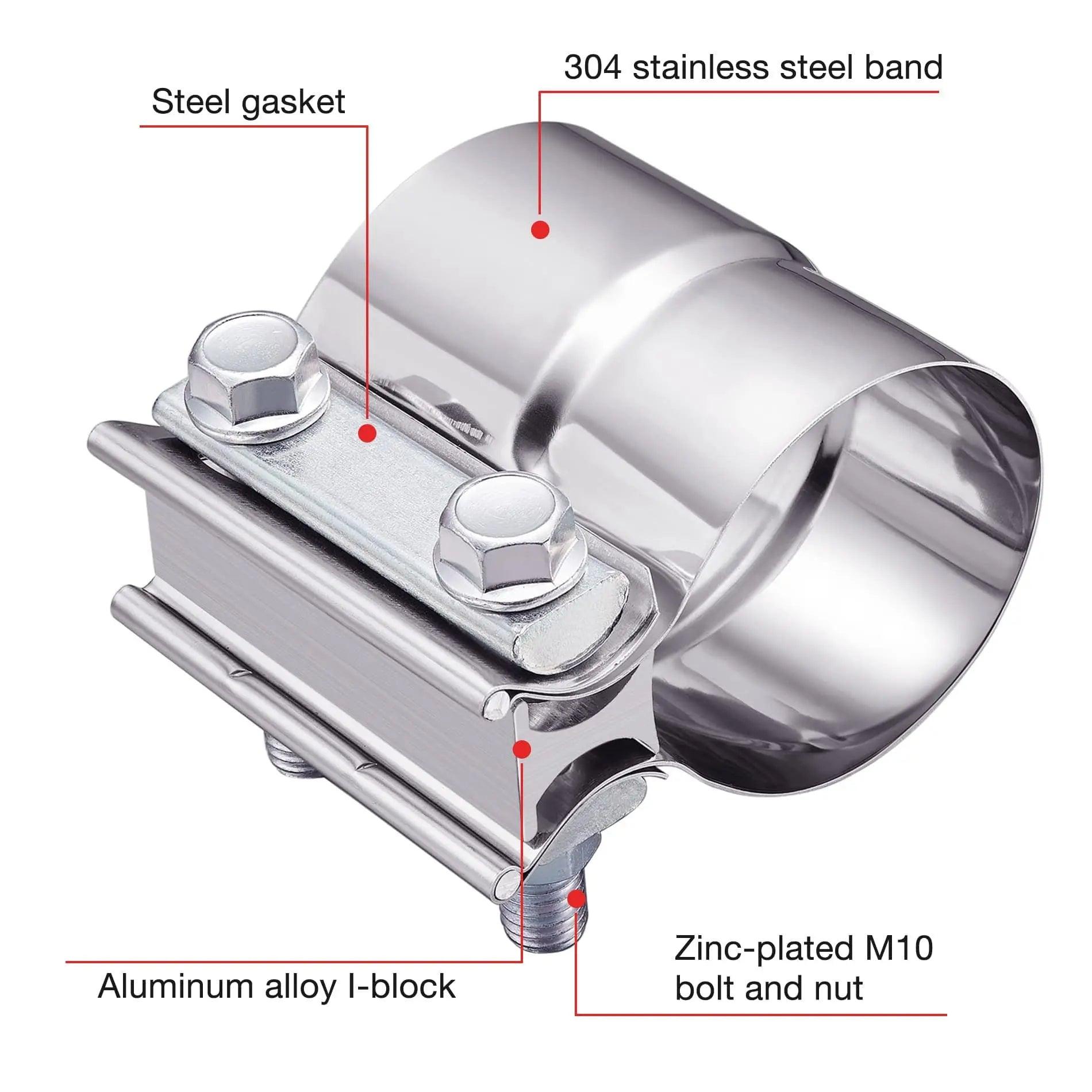 EVIL ENERGY Stainless Steel Exhaust Clamp - 2