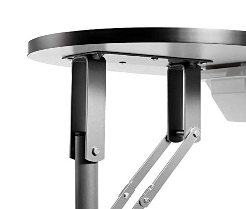 Portable Foldable Salon Manicure Table with Wrist Cushion, Built-in Fan & 4 Lockable Wheels - Professional Nail Technician Desk for Home & Mobile Beauty Services | Perfect for Nail Salons, Home Studios & Traveling Manicurists