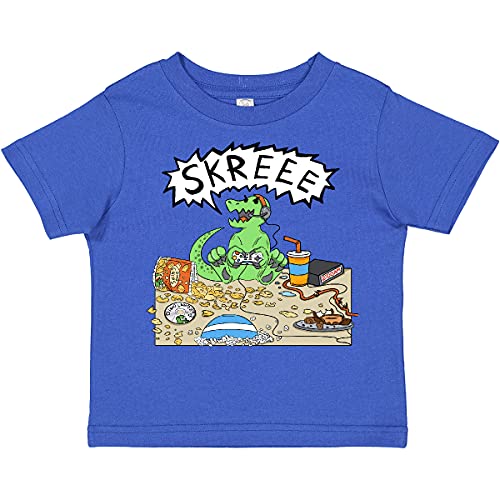 Inktastic Gaming Dinosaur Toddler T-Shirt - Cute Dino Graphic Tee for Kids, Boys & Girls - Perfect for Playdates, Birthday Parties & Casual Wear