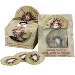 CASWELL MASSEY Cooling Eye Pads with Kiwi Extract - 24 Count | Soothing Under Eye Treatment for Puffiness & Dark Circles | Perfect for Travel, Work & Relaxation