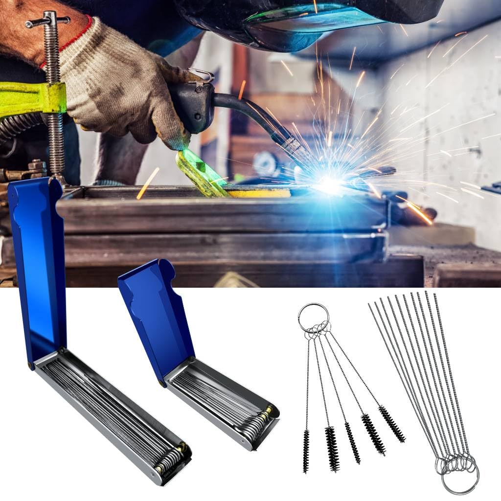 Strongthium Torch Tip Cleaner Kit for Welding Nozzles & Carb Jets - Shower Heads & Spray Guns Cleaning