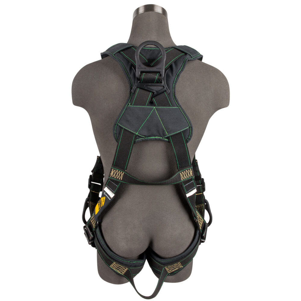 Arc Flash Full Body Harness with DE 3D, DE QC Chest, DE FD & TB Legs - Premium Safety Gear for Electrical Workers & Industrial Protection