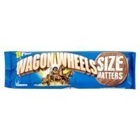 Burtons Jammie Wagon Wheels - 6 Pack of 4 | Classic British Biscuits for Tea Time, Snacking & Gifting | Perfect for Office, Home & Parties