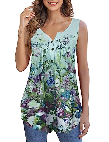 Floral-sleeveless