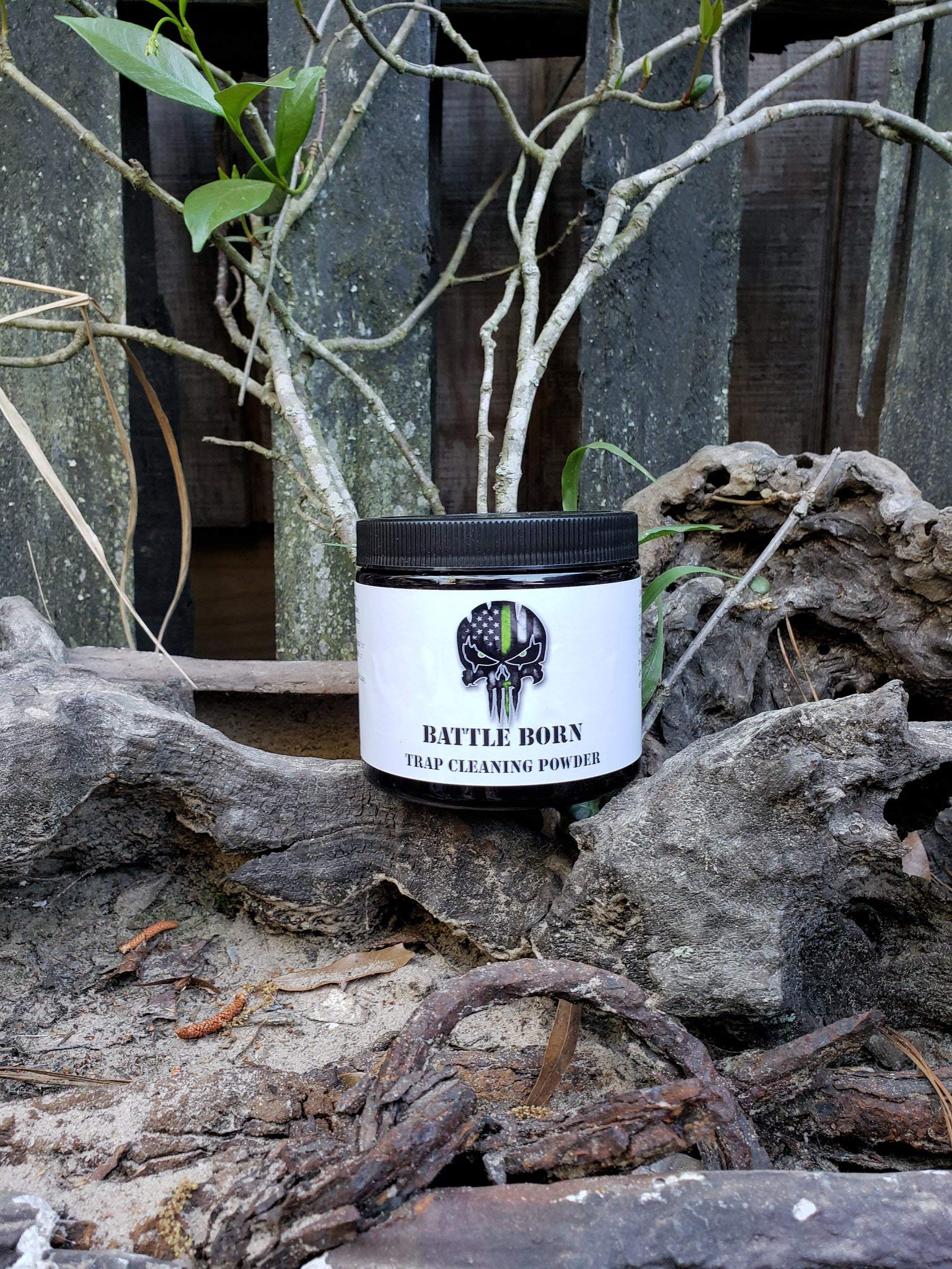 Battle Born Trap Cleaner - Powerful Rust, Dye, Wax & Paint Remover for Gun Cleaning & Maintenance | Ideal for Firearm Enthusiasts & Hunting Gear Care