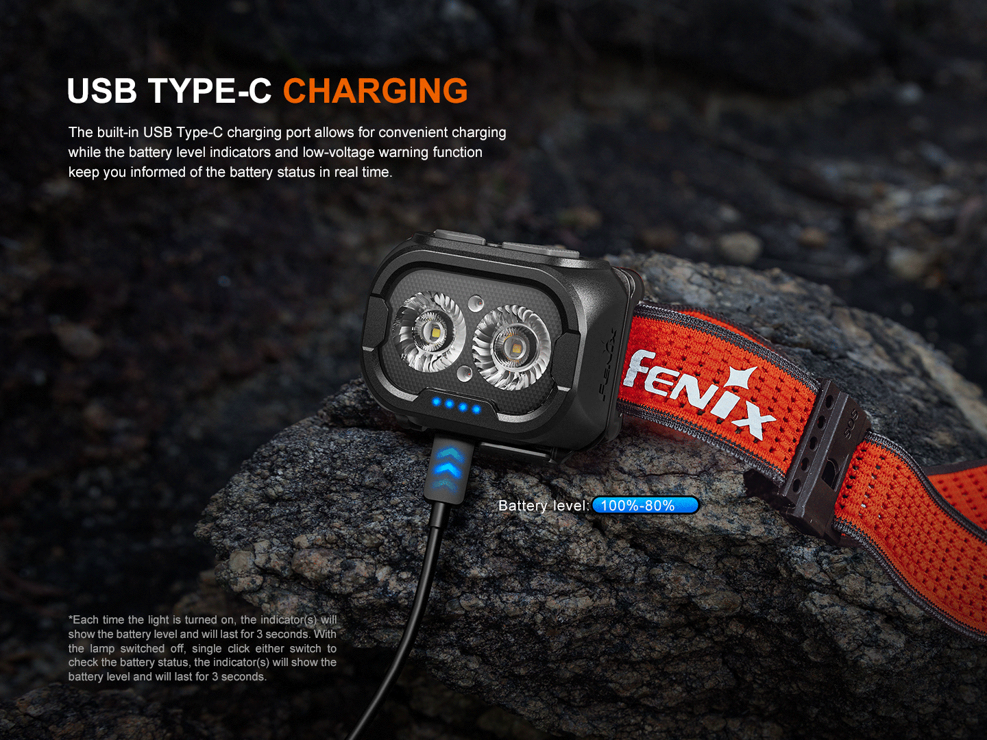 Fenix HL18R T V2 Lightweight Rechargeable Headlamp - 500 Lumens, IP68 Waterproof for Trail Running, Hiking & Camping - Perfect for Outdoor Adventures and Nighttime Activities
