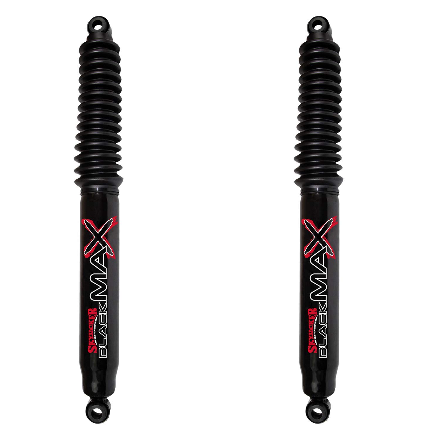 Skyjacker Black MAX Hydro Shocks Rear Pair for 2002-2012 Jeep Liberty 4WD & RWD with 2.5