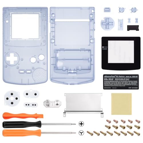Transparent glacier blue and black screen lens