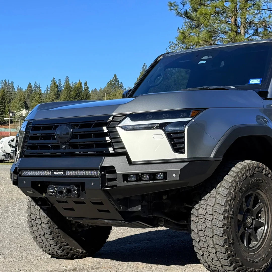 Dissent Off Road High Clearance Front Winch Bumper for 2024+ Lexus GX 550 | Heavy Duty Off-Road Protection | Perfect for Rock Crawling & Overlanding Adventures