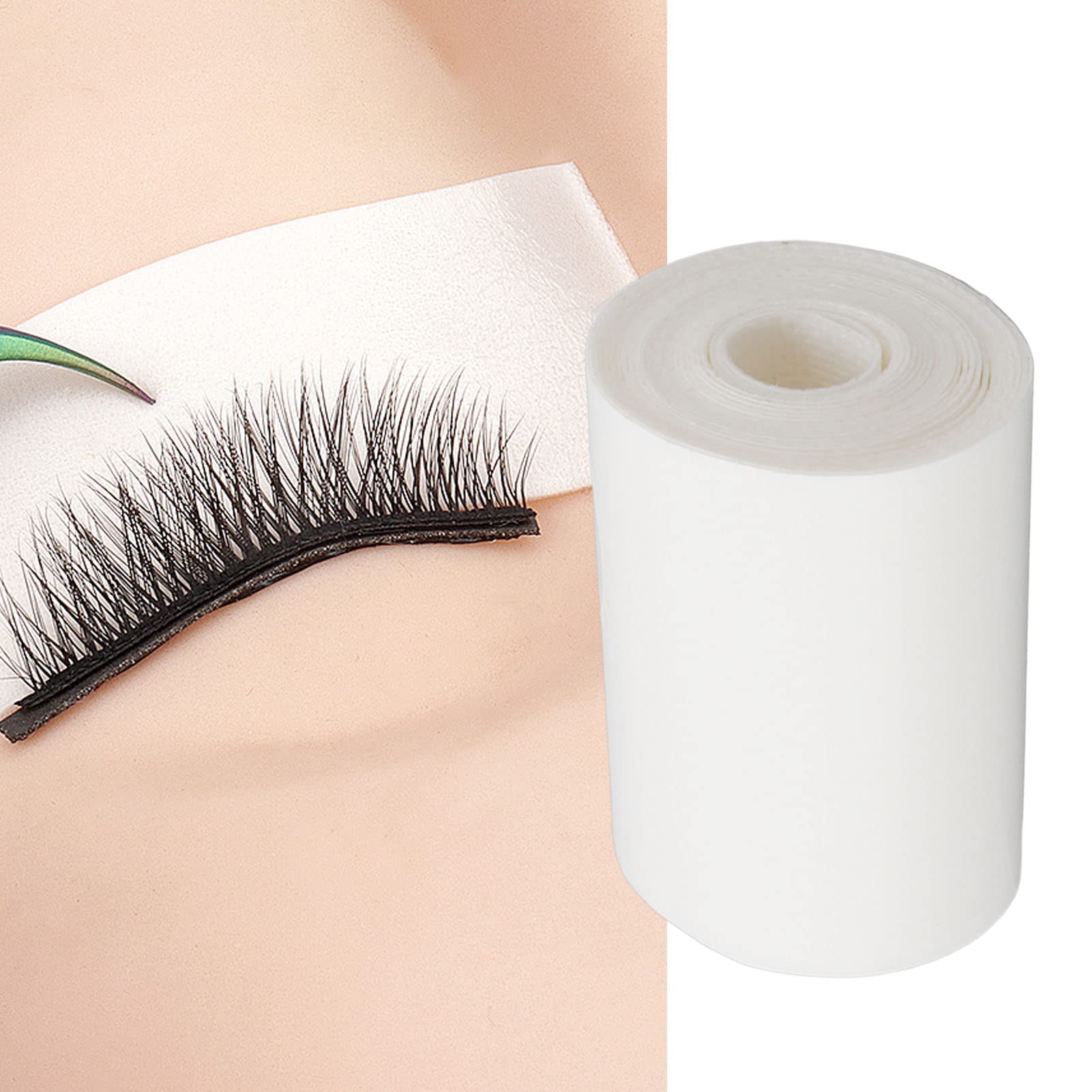 Premium 110PCS Eyelash Extension Tape - Hypoallergenic Non-Woven Fabric, Skin-Friendly Adhesive for Professional Lash Extensions | Essential Beauty Salon Supplies for Flawless Lash Application & Eye Protection