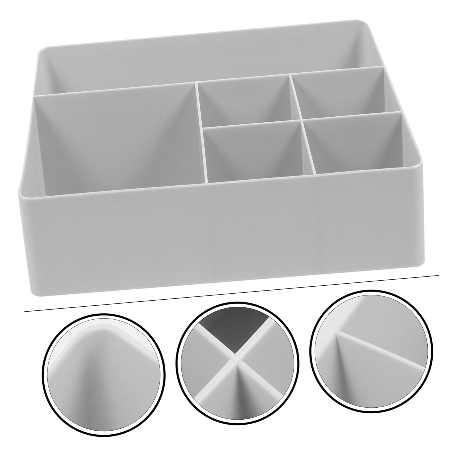 COHEALI 1-Piece Cosmetic Storage Box - Makeup Organizer with Trays for Bathroom Vanity, Desk & Office | Portable Beauty Case for Home & Travel | Perfect for Makeup Brushes, Lipsticks & Skincare Products