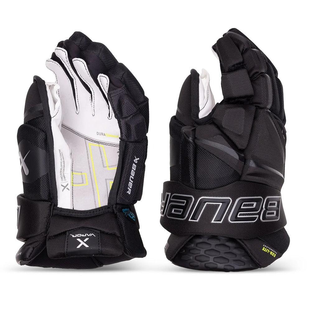 Bauer Vapor Hyperlite Hockey Gloves for Senior Players - Lightweight & Durable Ice Hockey Gloves for Enhanced Performance & Protection - Perfect for Competitive Games & Training Sessions