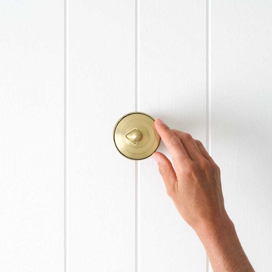 Plug and Waste Brushed Brass - Premium Bathroom Sink Drain Stopper for Vintage & Modern Decor - Perfect for Bathroom Renovation and Home Upgrade
