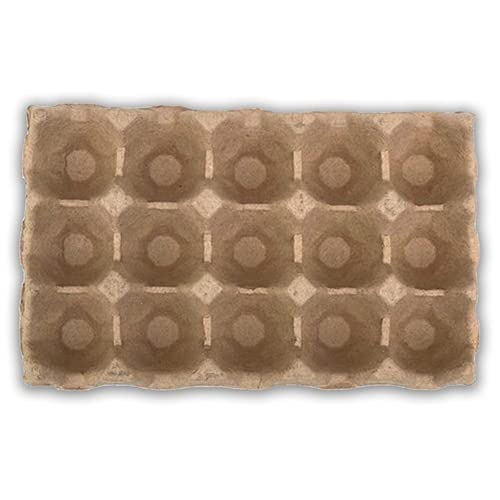 Eco-Friendly Paper Egg Trays - 15 Egg Holder, 100 Pack Bulk for Chicken Eggs - Perfect for Farm Fresh Eggs, Farmers Markets & Sustainable Egg Storage