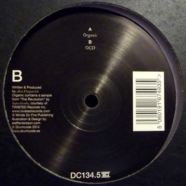 Alan Fitzpatrick – Turn Down The Lights (Drumcode DC134.5) | Techno Vinyl Record | Perfect for DJ Sets & Electronic Music Collectors