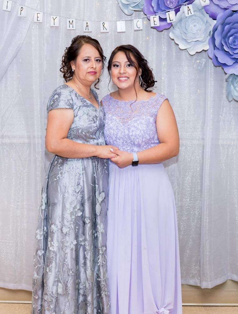 Elegant Long Beaded Chiffon Bridesmaid Dresses for Women - Formal Prom Gown for Weddings, Parties & Special Occasions