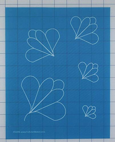 Hancy Creations 31026 Ribbon Candy Corners Full Line Stencils - DIY Scrapbooking, Card Making & Home Decor Crafting Supplies for Halloween, Christmas & Party Decorations
