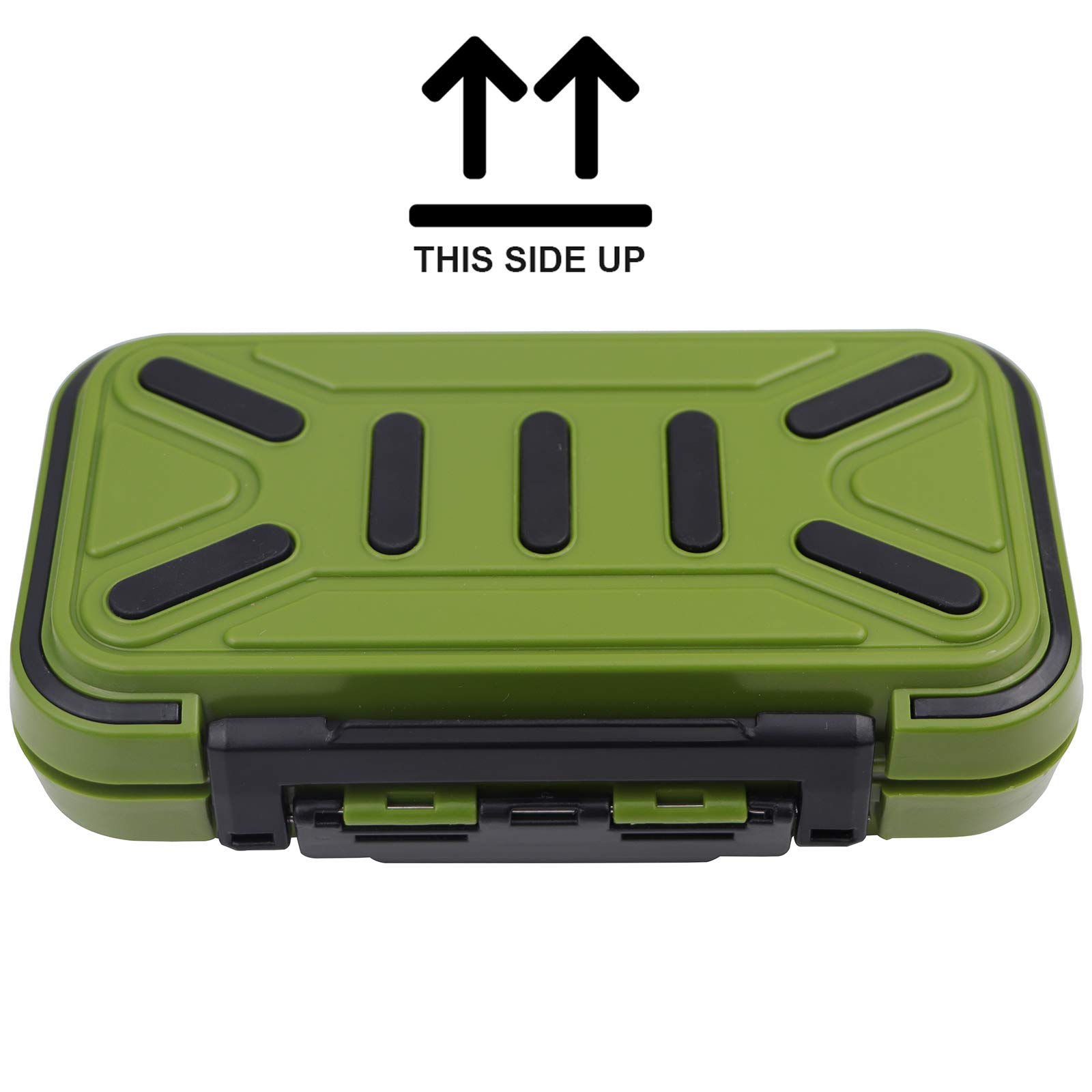 **Floating Fishing Tackle Box with Adjustable Dividers - Double-Sided Storage for Lures, Hooks, Beads & Jewelry - Perfect for Fishing Trips & DIY Craft Organizing**