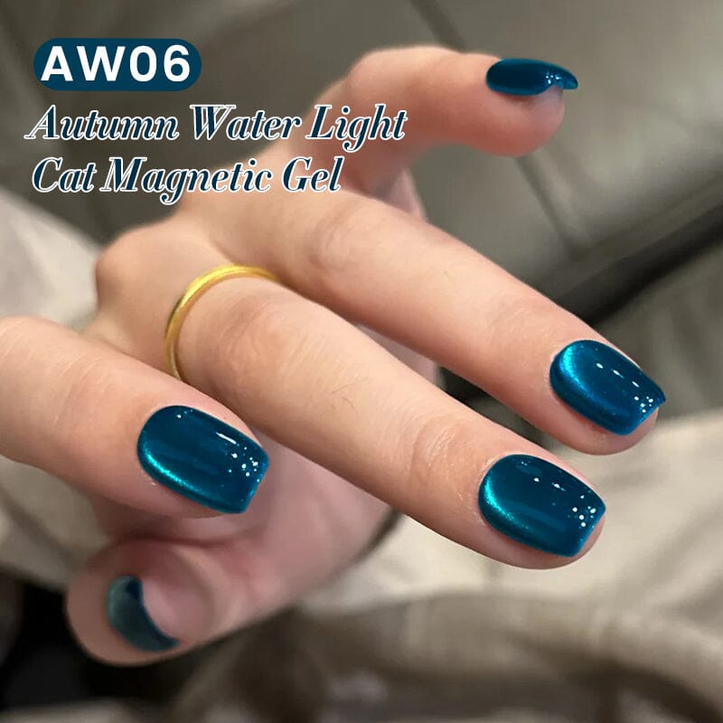 Born Pretty Magnetic Gel Polish - Autumn Water Light Cat Eye Nail Polish for Long-Lasting Shine | Perfect for Fall Manicures & Special Occasions