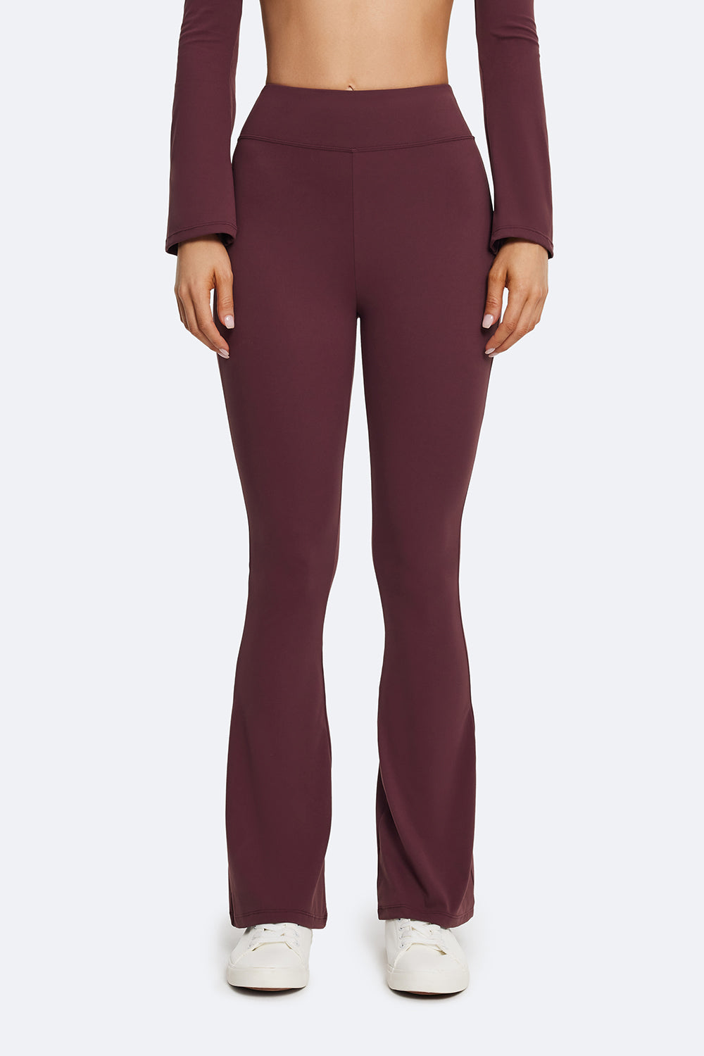 High Waisted Flared Leggings for Women - Stretchy Yoga Pants with Tummy Control - Perfect for Workouts, Yoga & Casual Wear