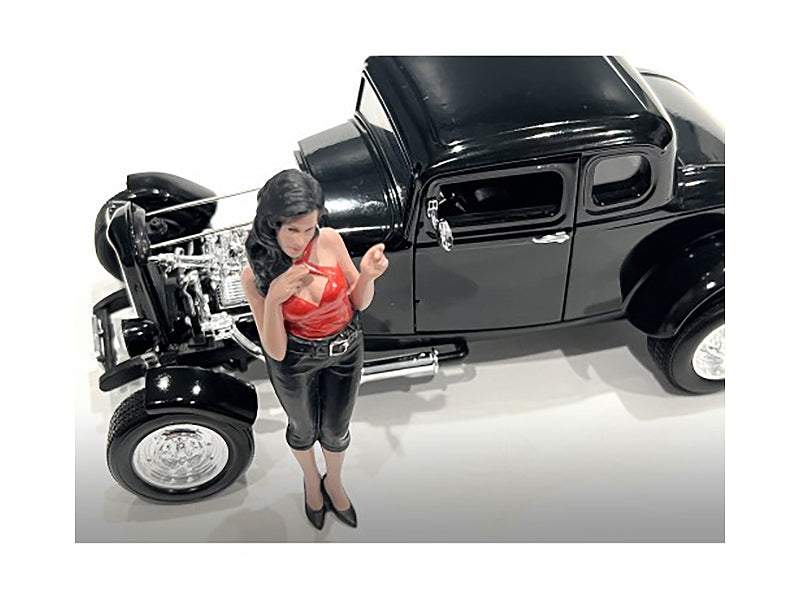 1/24 Scale Pin Up Girls Peggy Figure by American Diorama - Perfect for Model Car Displays, Dioramas & Collectors