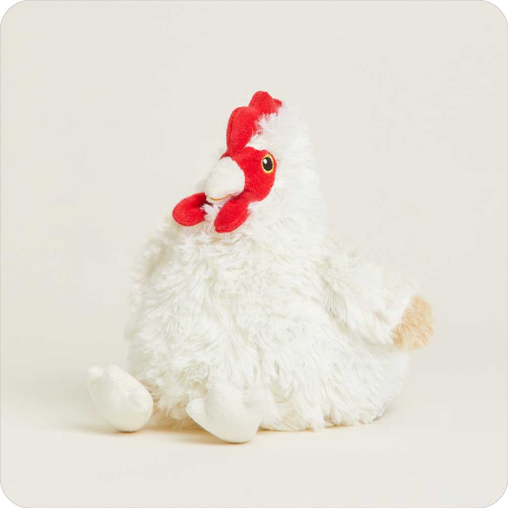 Chicken Warmies Junior - Soft Plush Microwaveable Heating Pad for Kids | Perfect for Soothing Cramps, Aches & Bedtime Comfort