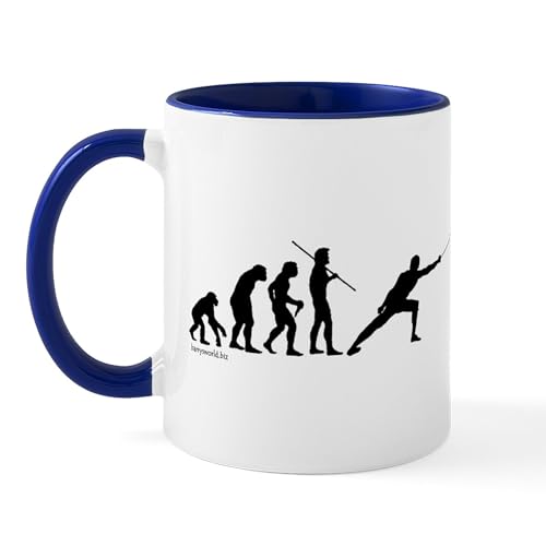 White/Navy Inside - Fencing Evolution Mug