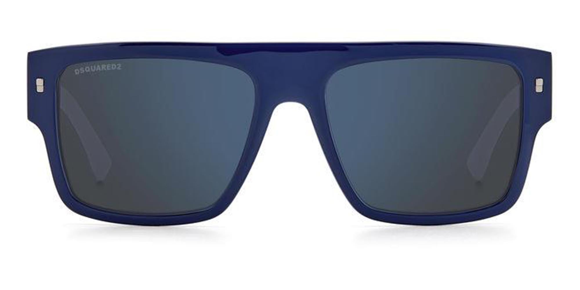 DSQUARED2 Icon 0003/S Sunglasses - Polarized UV Protection Aviator Style for Men & Women - Perfect for Driving, Beach, and Outdoor Activities