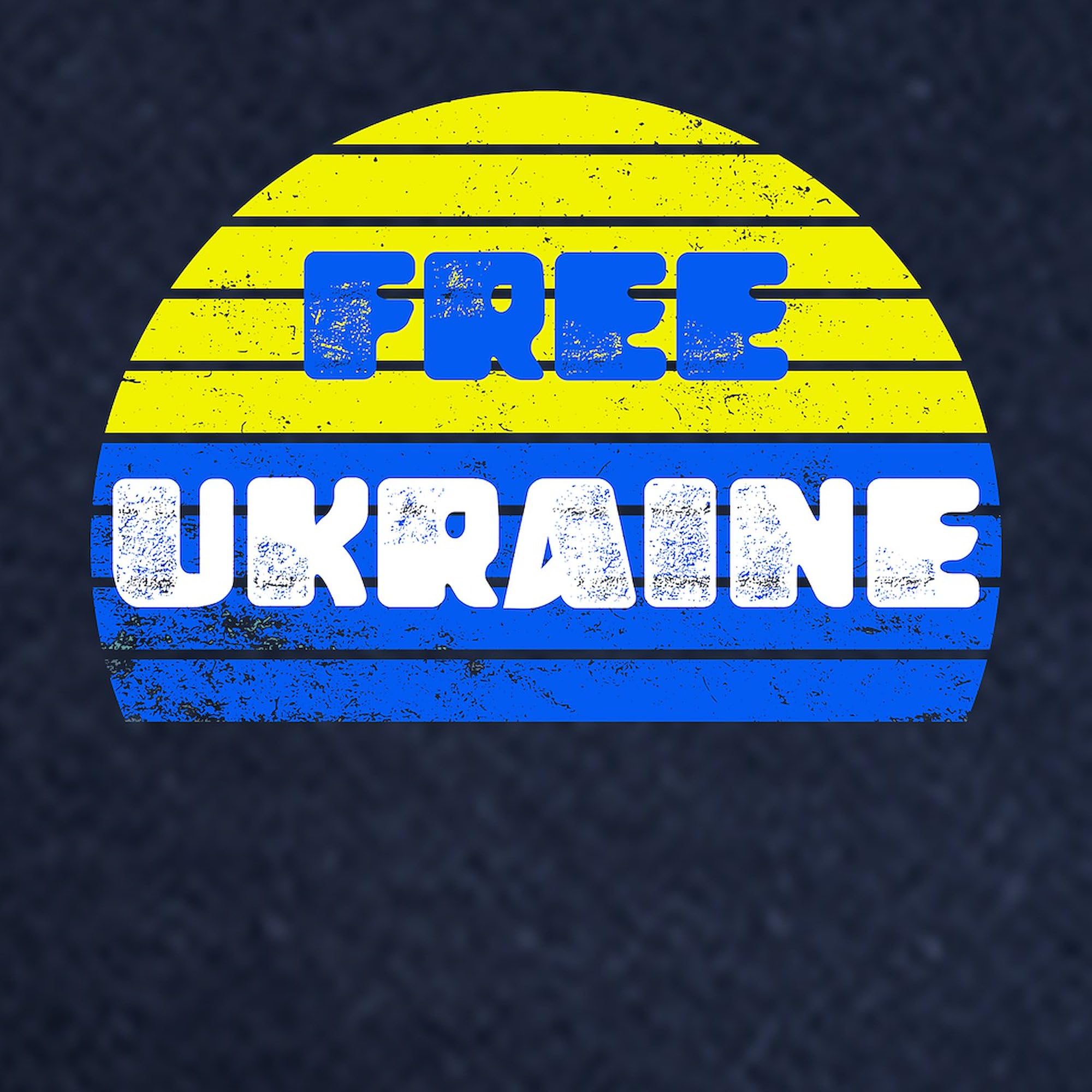 Free Ukraine Men's Zip Up Hoodie - Dark Zip-Up Hooded Sweatshirt for Patriotic Support | Casual Wear & Protest Apparel