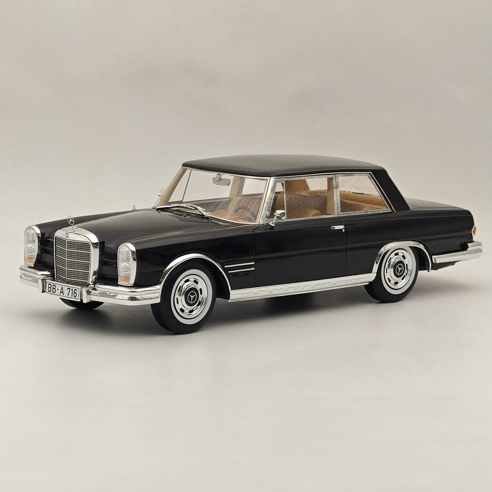 1:18 Scale Mercedes Benz 600 W100 Nallinger Coupe 1965 Diecast Model Car - CMF18160 Collectible Resin Vehicle for Display & Gifts - Perfect for Car Enthusiasts, Model Collectors, and Home/Office Decoration