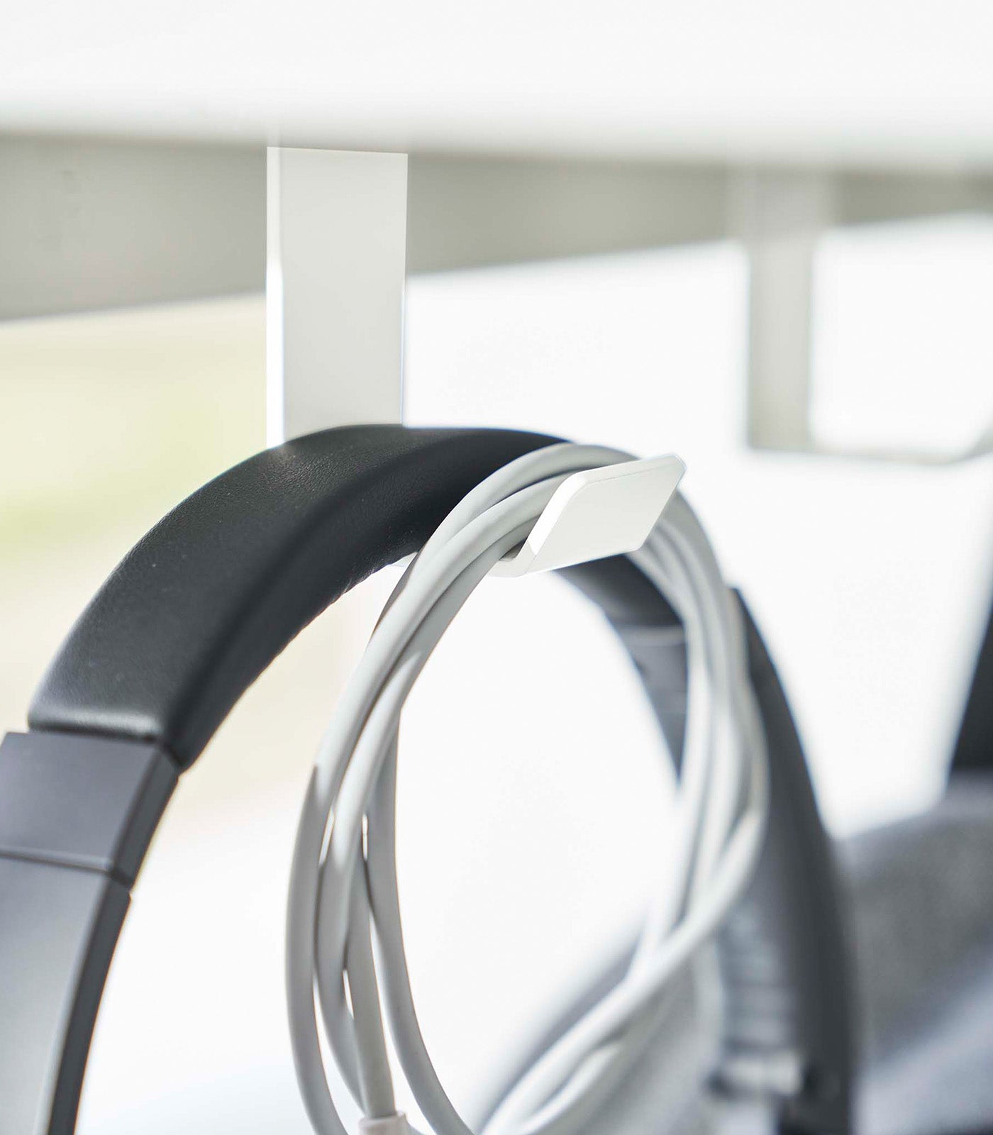 Under Desk Organizer Hanger - Heavy Duty Steel Storage for Office & Home - Perfect for Files, Headphones, Cables & More