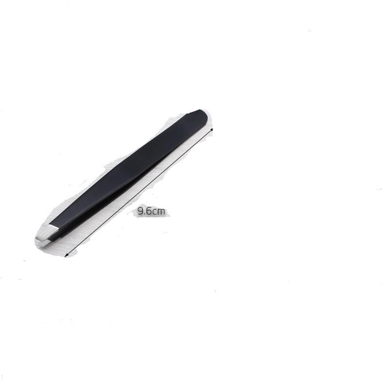 Professional Hair Removal Tweezers - Stainless Steel Eyebrow Tweezers for Precise Hair Removal, Makeup & Eyelash Extensions | Perfect for Eyebrow Shaping, Grooming & Beauty Care (Black)