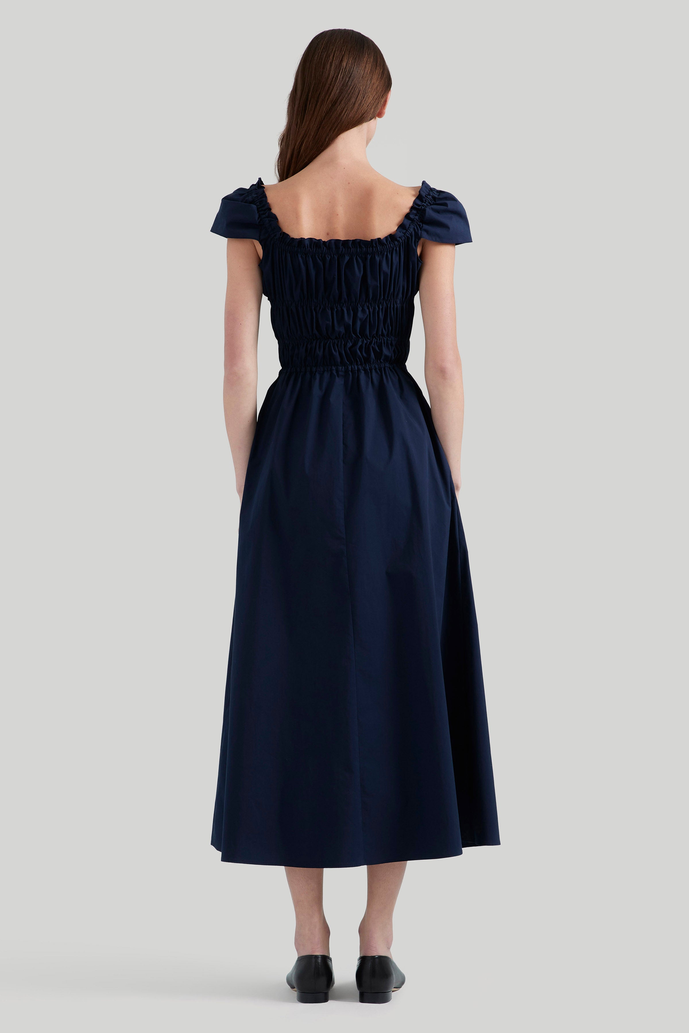 Lily Dress Berry Blue - Elegant Floral Summer Dress for Women | Perfect for Weddings, Parties & Casual Outings