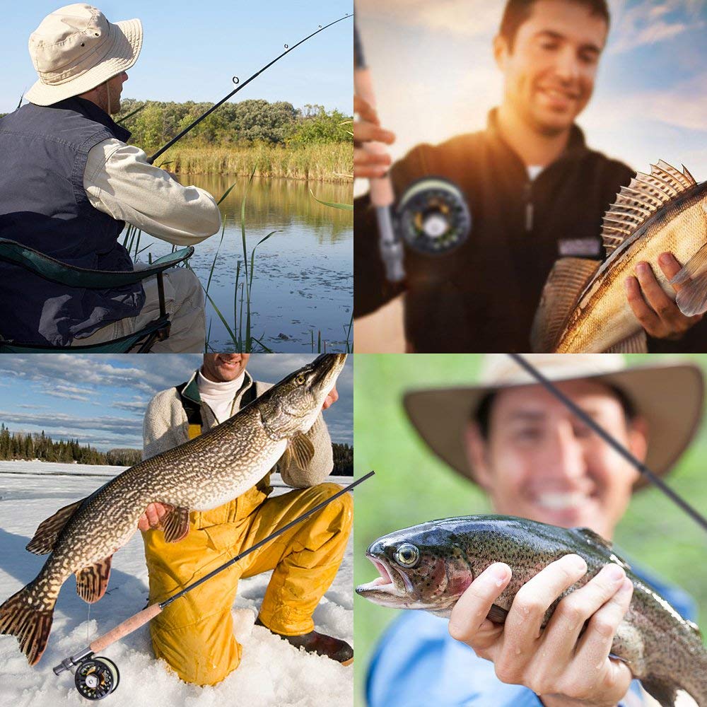 Lixada Durable Canvas Fly Fishing Rod Case - Portable Fishing Tackle Storage Bag for Fly Rods & Reels - Perfect for Travel, Hiking, and Outdoor Fishing Trips