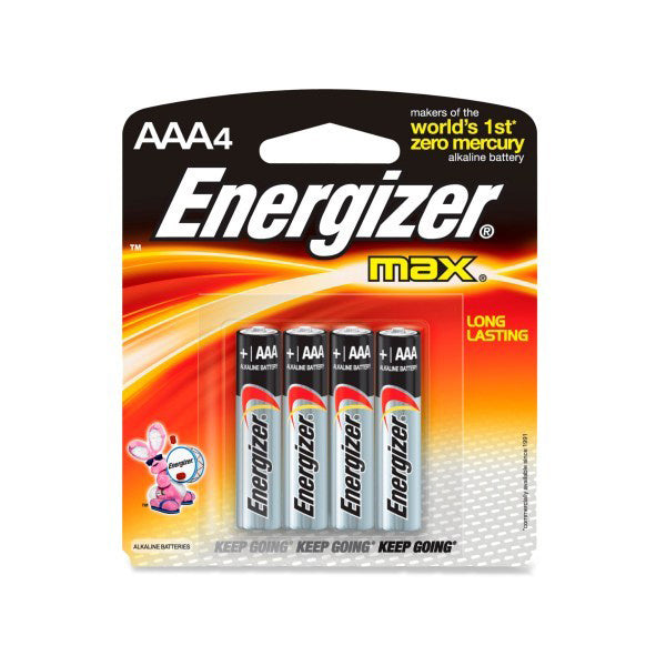 Premium AAA Batteries (4 Pack) - Long-Lasting Alkaline Power for Toys, Remotes & Electronics - Ideal for Home, Office & Travel Use