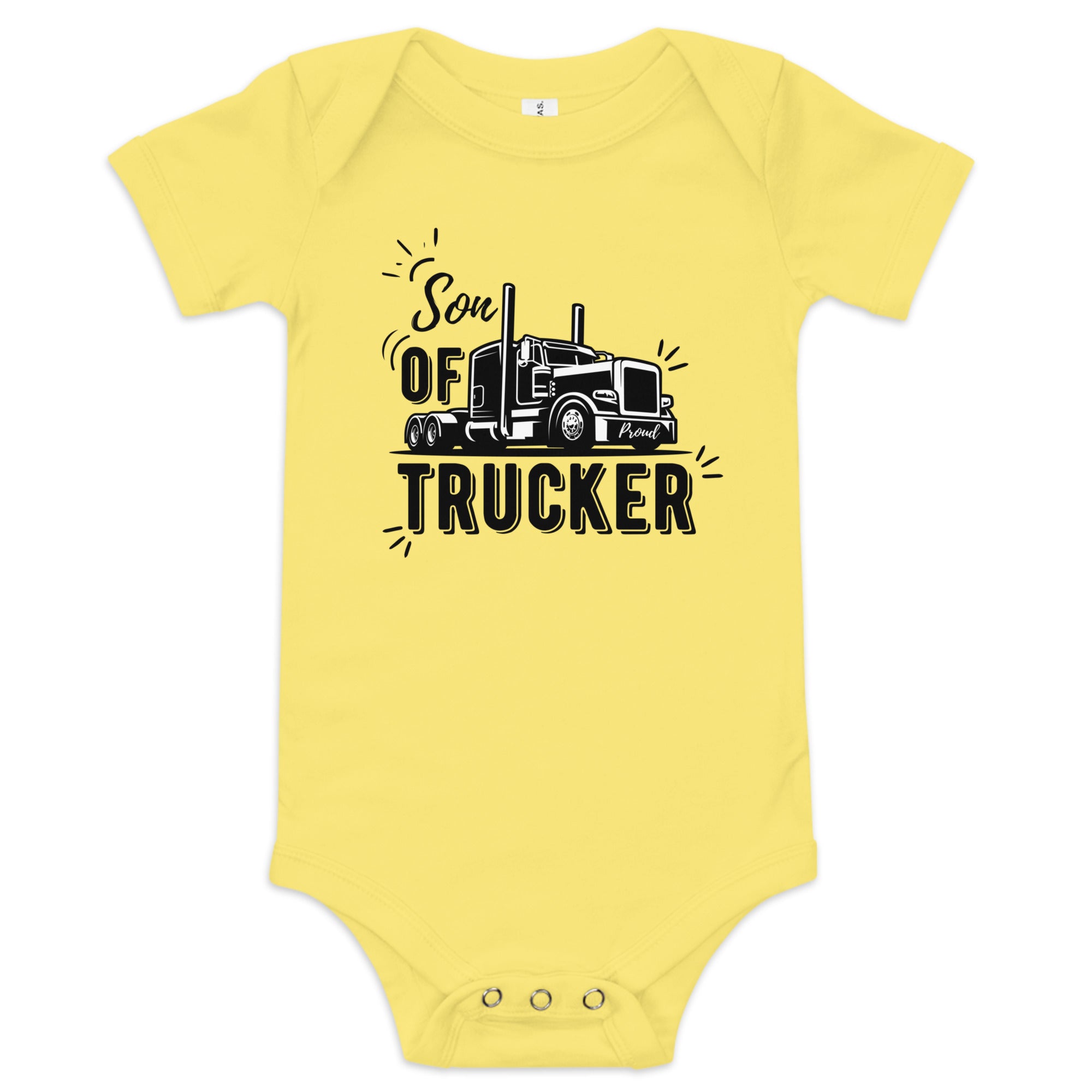 Son Of Trucker Baby Onesies - Cute & Comfortable Trucker-Themed Bodysuits for Infants & Toddlers - Perfect for Playtime, Family Outings & Photo Shoots