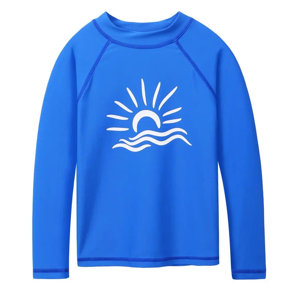 Kids Rash Guard Swim Shirts - UPF 50+ Sun Protection Swimwear for Boys & Girls | Swimcore Pool & Beach Rash Guards for Outdoor Water Activities