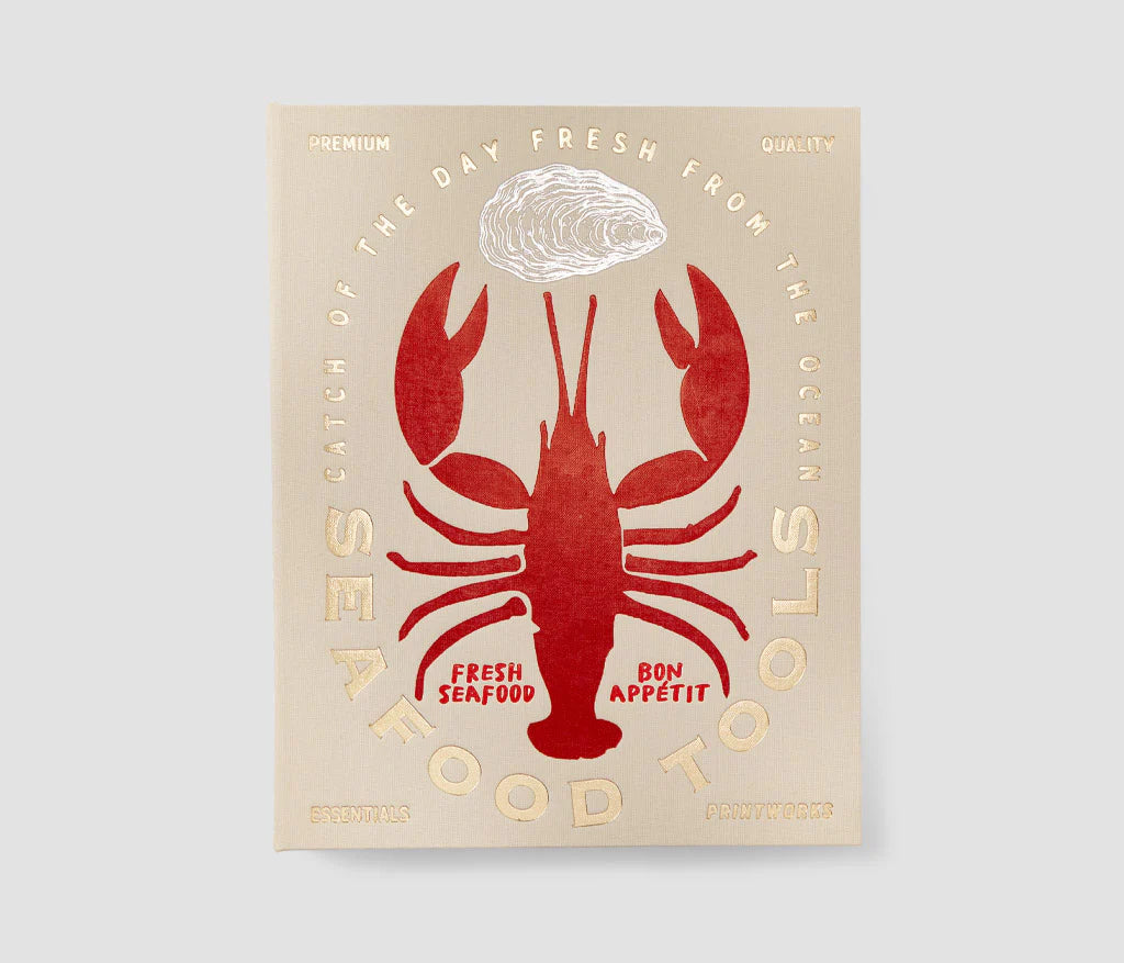 PRINTWORKS Premium Seafood Tools Set - Stainless Steel Crab Crackers, Lobster Picks & Shrimp Deveiners for Seafood Lovers - Perfect for Crab Boils, Lobster Dinners & Seafood Parties