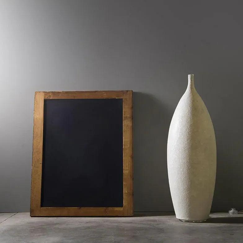 Elegant Vase-Shaped Resin Floor Lamp - Modern Home Decor Lighting for Living Room, Bedroom & Office | Dimmable LED Light with Remote Control