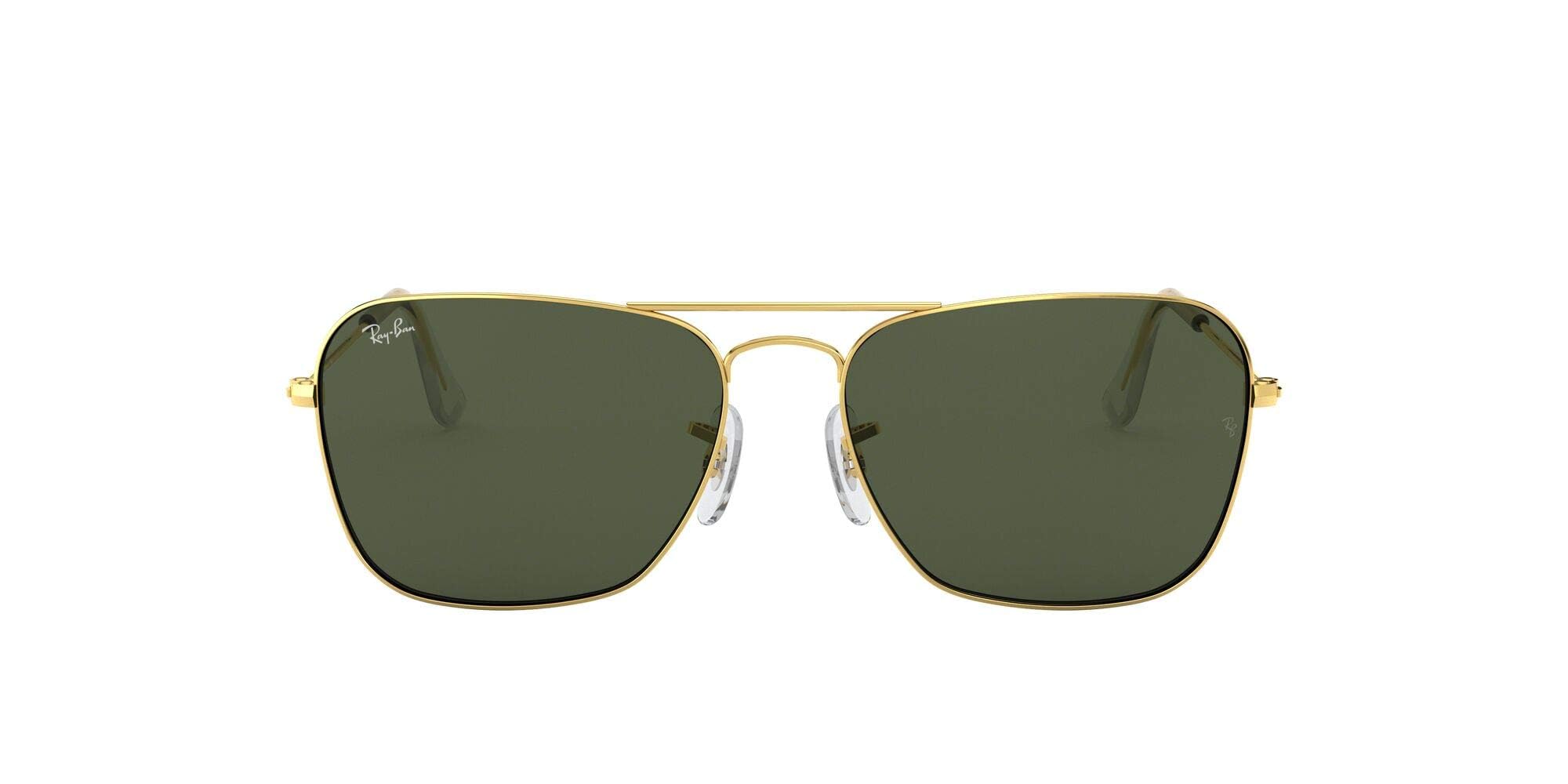 Ray-Ban RB3136 Caravan Square Polarized Sunglasses for Men & Women - Classic Aviator Style, UV Protection, Fashion Outdoor Accessories for Driving, Beach & Travel